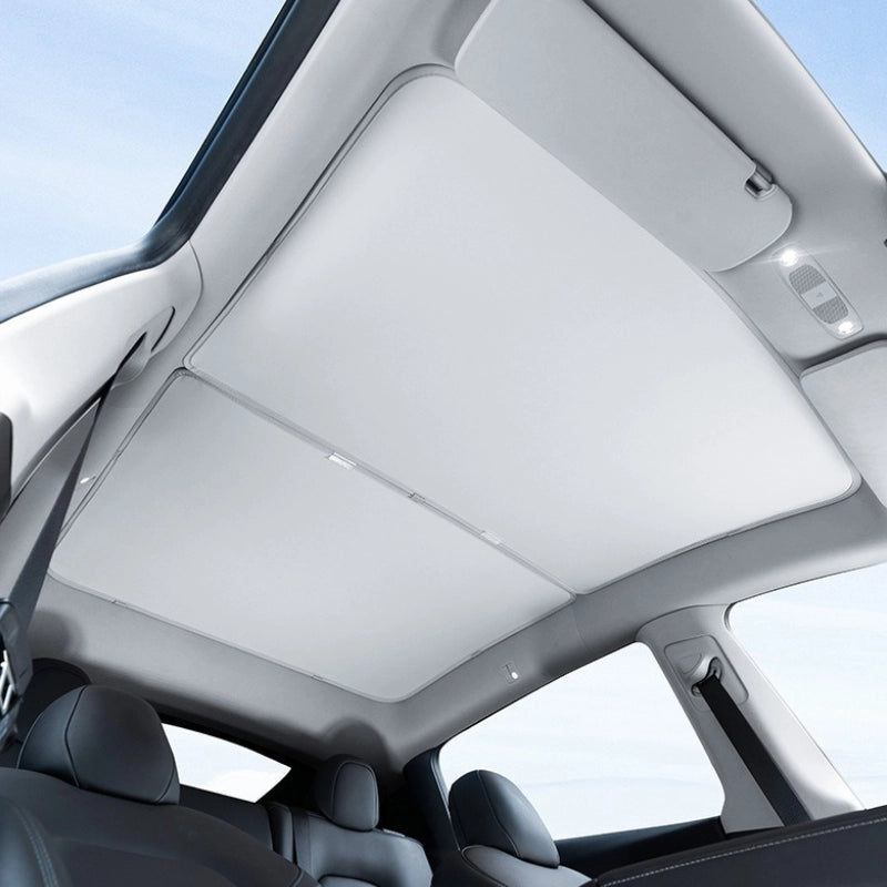 Split Roof Sunshade for Tesla Model Y 2019-2024  Modtesla
