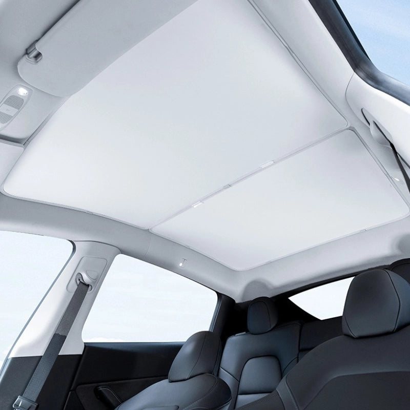 Split Roof Sunshade for Tesla Model Y 2019-2024  Modtesla