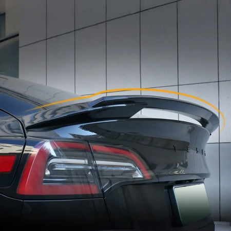 Sporty Rear Spoiler Wing for Tesla Model 3  Modtesla