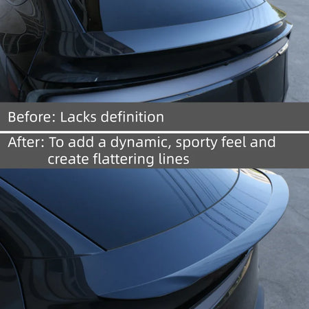 Sporty Rear Spoiler Wing for Tesla Model Y Juniper  Modtesla