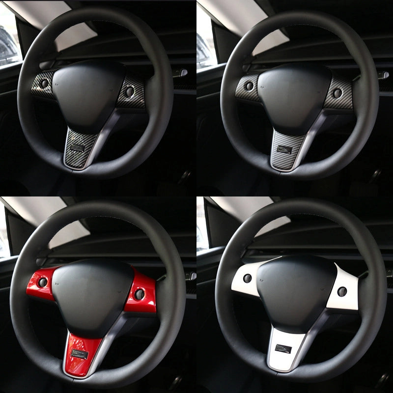 Steering Wheel Trim Cover for Tesla Model Y 2019-2024  Modtesla