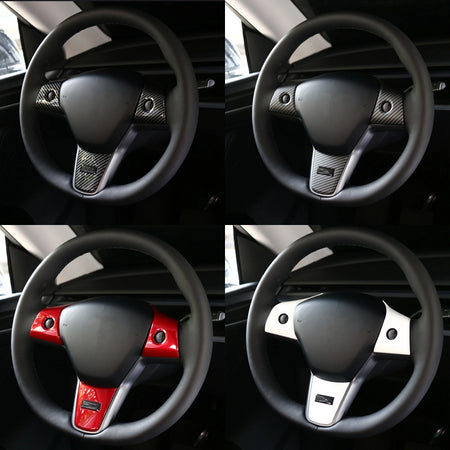 Steering Wheel Trim Cover for Tesla Model Y 2019-2024  Modtesla