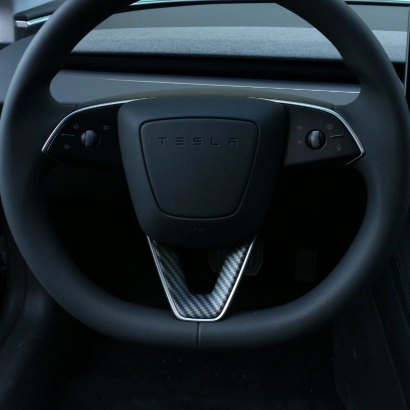 Steering Wheel V-Cover for Tesla Model Y Juniper  Modtesla