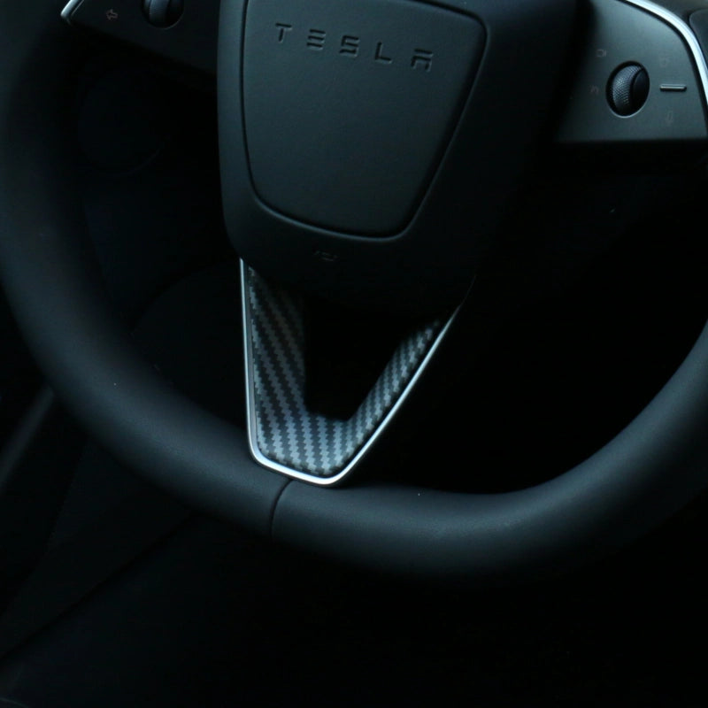 Steering Wheel V-Cover for Tesla Model Y Juniper  Modtesla