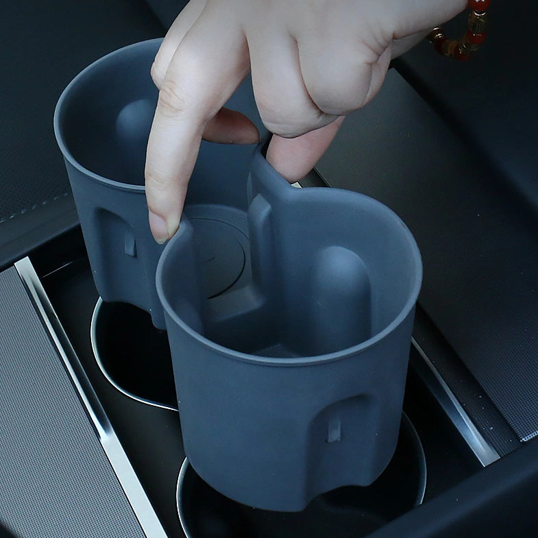 TPE Center Console Cup Holder Insert for Tesla Model Y 2019-2024  Modtesla