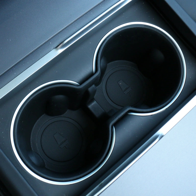 TPE Center Console Cup Holder Insert for Tesla Model Y 2019-2024  Modtesla