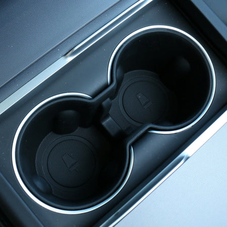 TPE Center Console Cup Holder Insert for Tesla Model Y 2019-2024  Modtesla