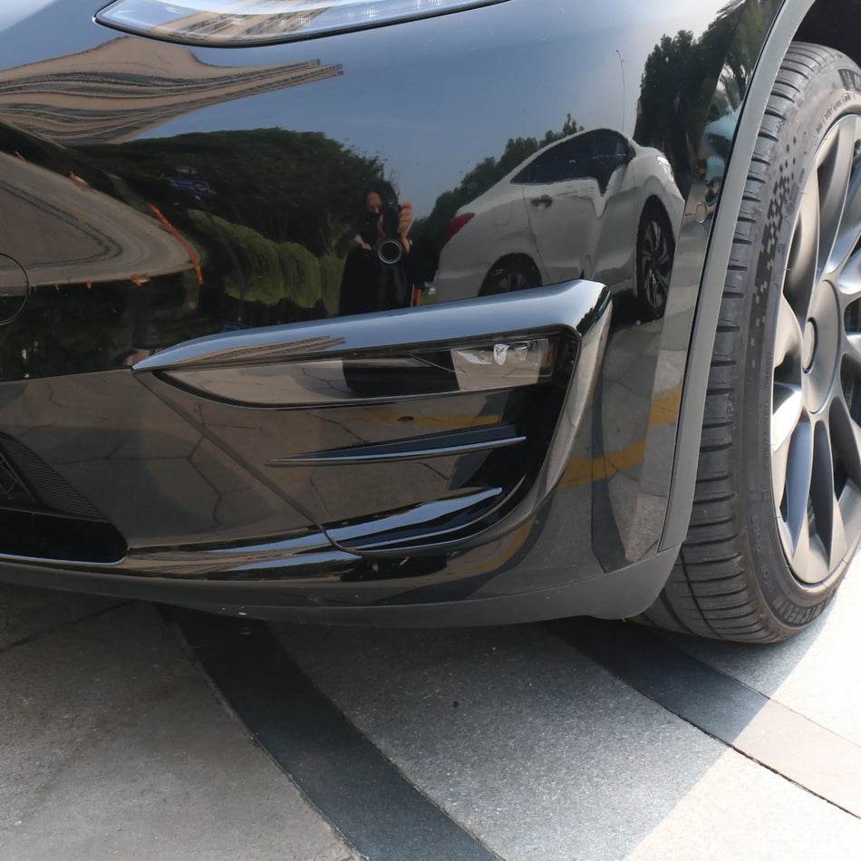 Thunder Fog Light Spoiler Cover for Tesla Model Y 2019-2024