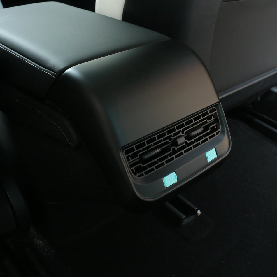 Fully-Cover Rear Air Conditioner Air Outlet Cover for Tesla Model Y 2019-2024