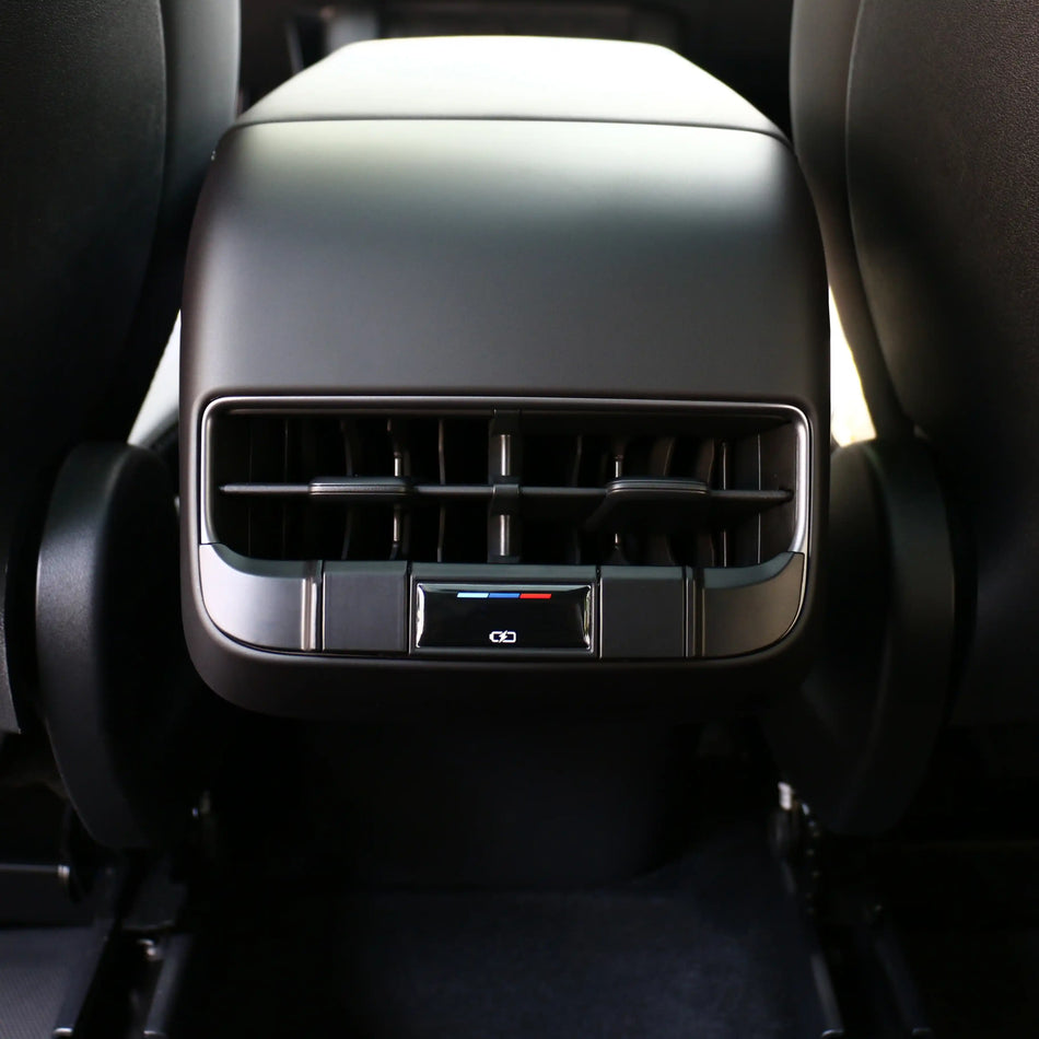 Rear USB Charging Protection Cover for Tesla Model Y 2019-2024