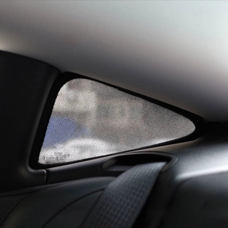 Triangular Window Shades for Tesla Model Y 2019-2024  Modtesla