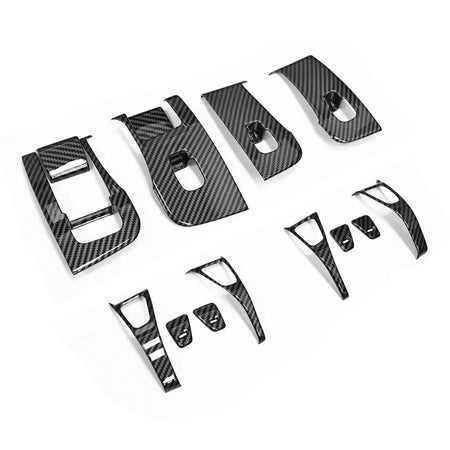 Window Button Switch Trim Cover Kit for Tesla Model Y 2019-2024 (14pcs)  Modtesla